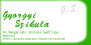 gyorgyi szikula business card